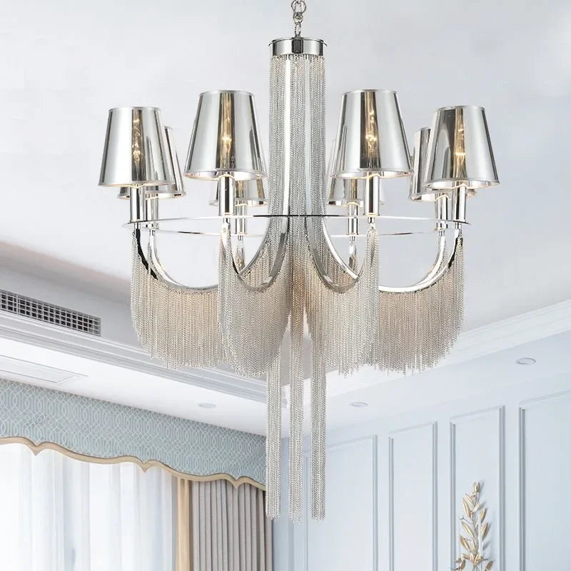 moderne luxe kroonluchter voor bruiloft met ingebouwde verlichting