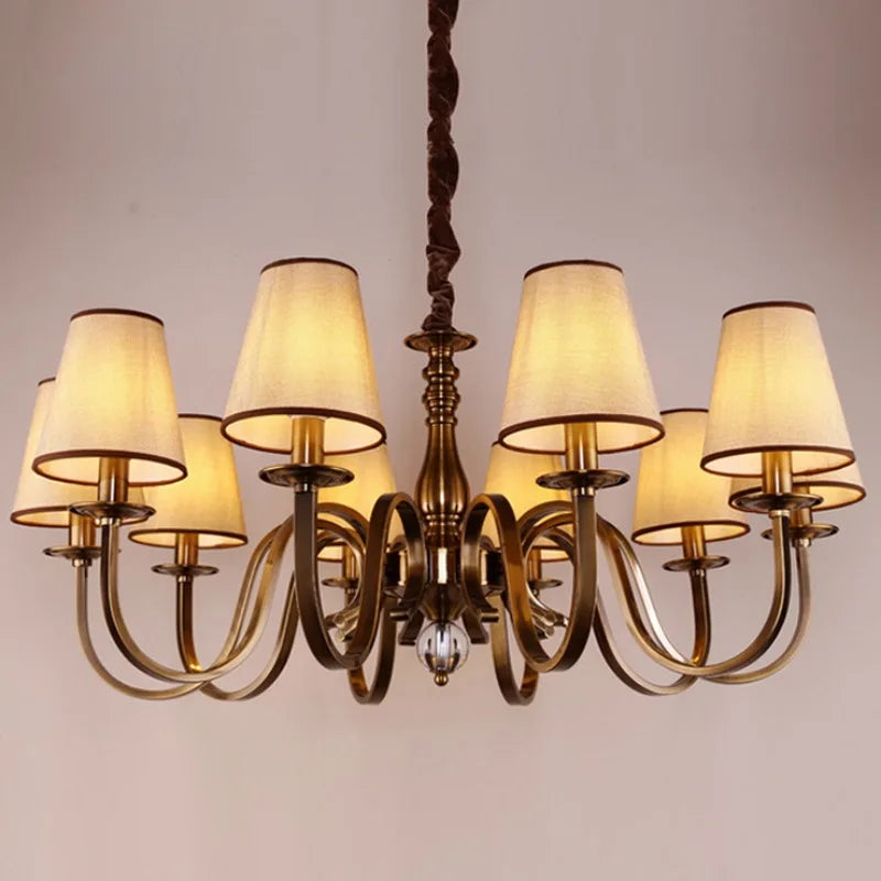 klassieke Amerikaanse led-kroonluchter voor een elegante rustieke decoratie