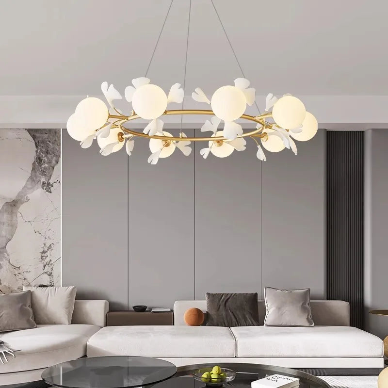 Nordische hanglamp voor binnenverlichting woonkamer