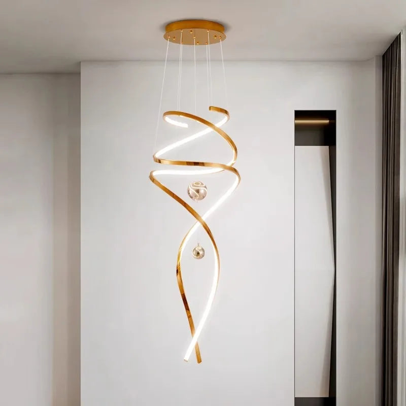 Nordische hanglamp voor binnenverlichting woonkamer