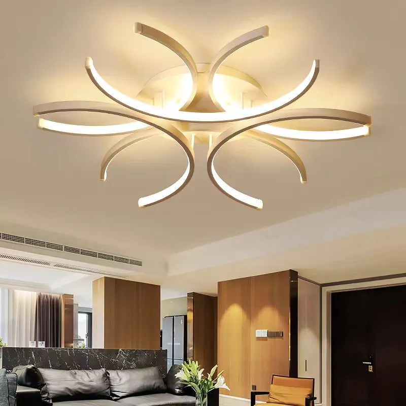 Elegant eigentijds design LED-kroonluchter