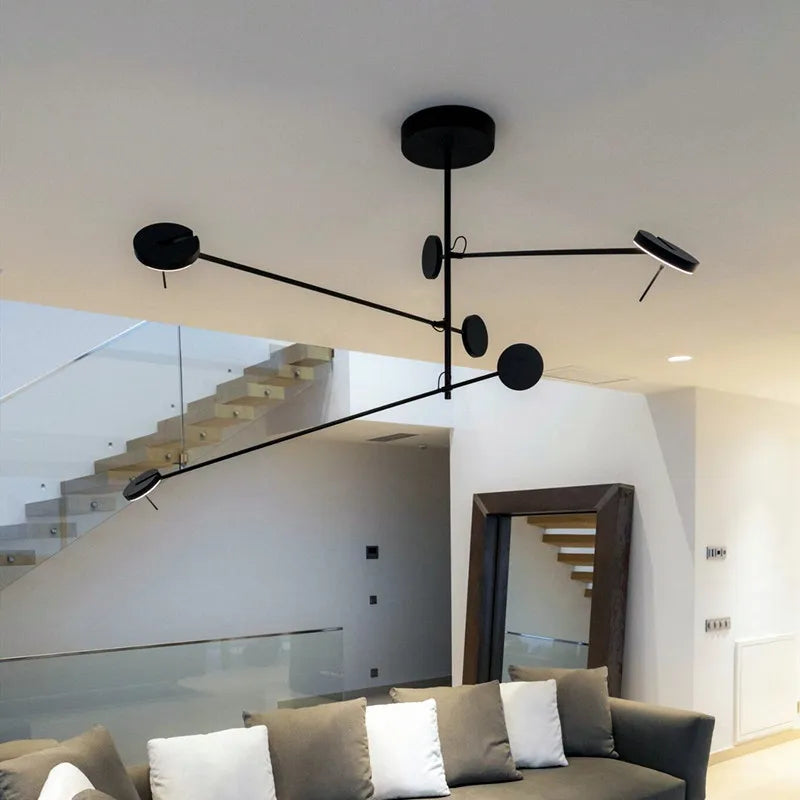 Draaibare elegante moderne LED-kroonluchter