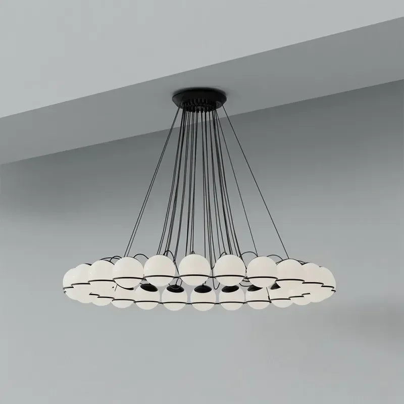 moderne creatieve glazen kroonluchter voor decoratieve binnenverlichting