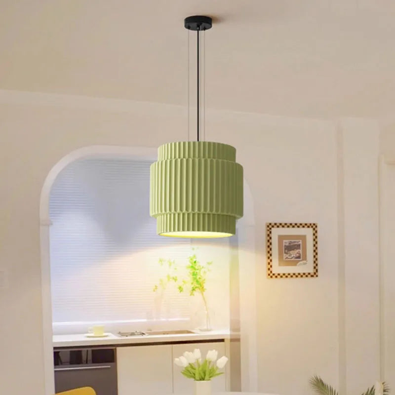 hanglamp van koffierésine met verstelbare lampdraad