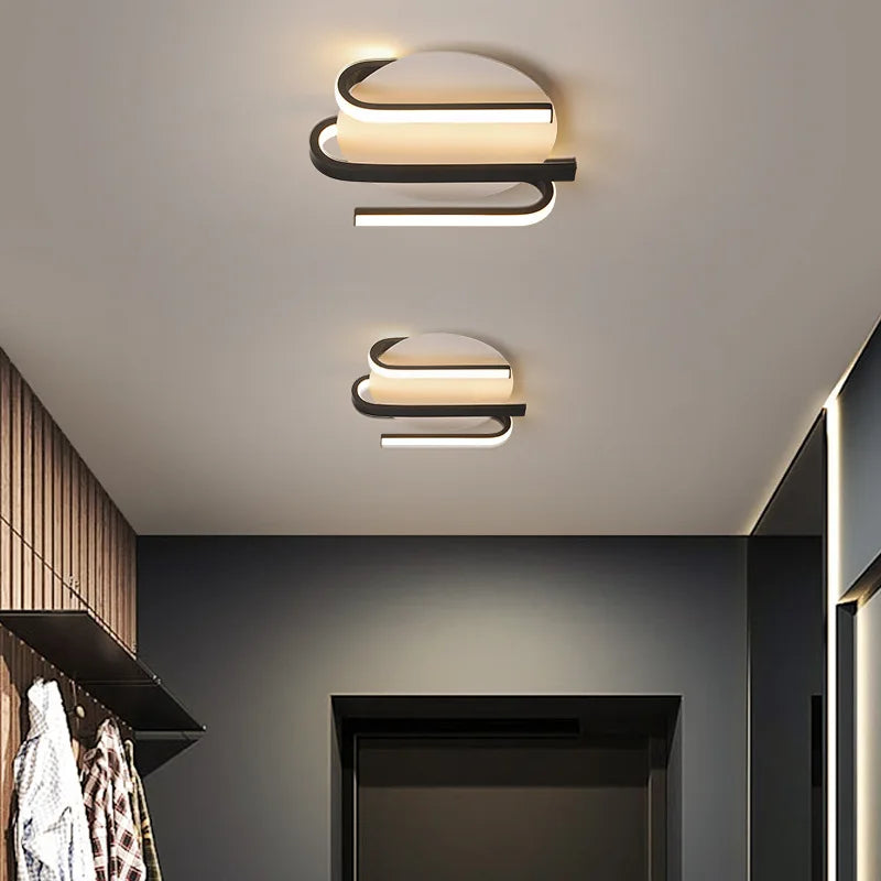 Moderne verlichte LED plafondlamp