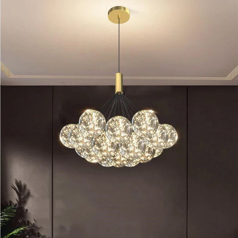 Elegante lichte hangende bol kroonluchter