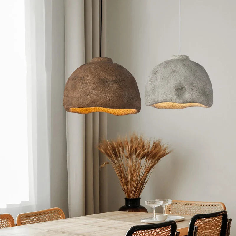 Scandinavische wabi-sabi wind hanglamp LED verlichting kroonluchter restaurant bar loft eetkamer huisdecoratie slaapkamer nachtkastje hanglamp verlichting