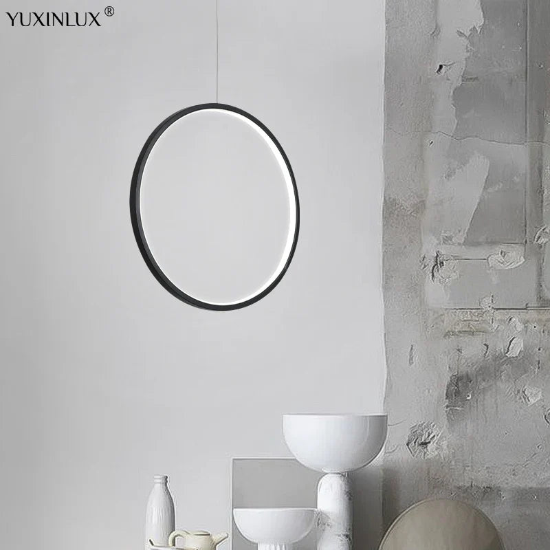 Minimalistische elegante Scandinavische LED-kroonluchter