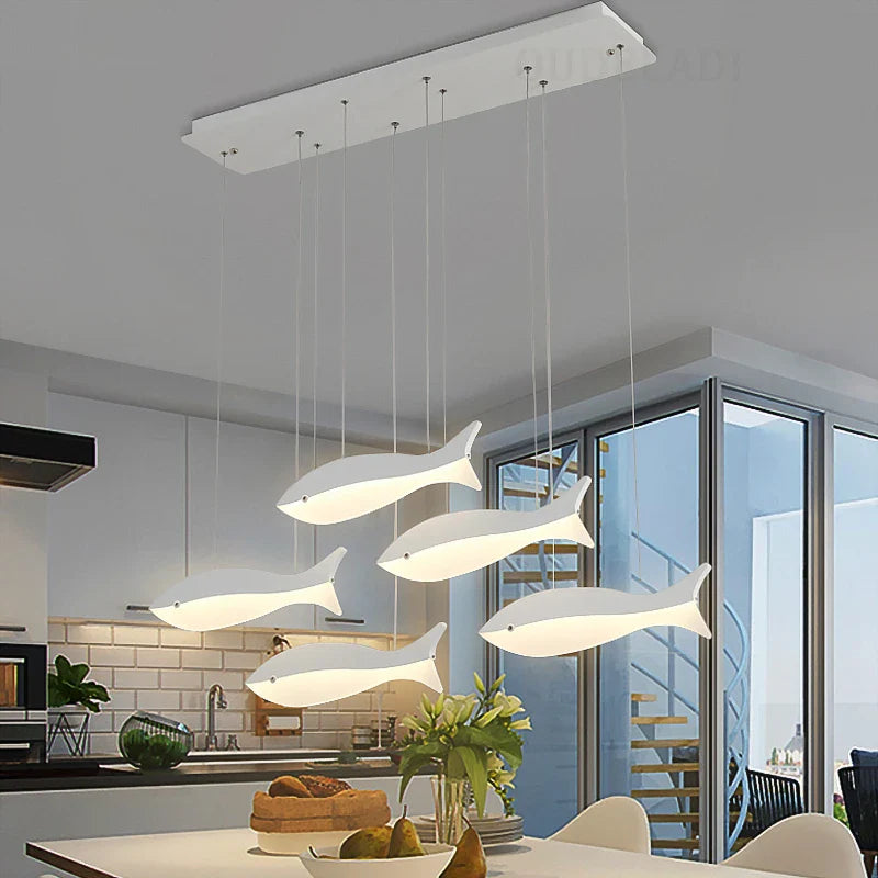 Elegante LED-lamp met aquatisch design
