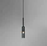 Applique Design Suspendue Verre Fumé Cylindrique Loft Murale Chambre