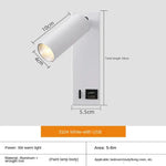 Applique Led 3W Usb Créative Bronze Murale Chambre