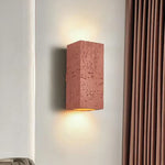 Applique Led Minimaliste Ciment Gris Design Murale Chambre