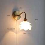 Applique Led Moderne Suspension Élégante Cuivre Verre 11 / 4W (Max100W) Murale Chambre