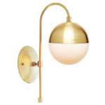 Applique Moderne Élégante Lumière Dorée Cuivre Murale Chambre