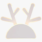 Applique Murale Acrylique Cerf Bois Scandinave. Chambre
