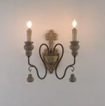 Applique Murale Bois Brut Métal Rouillé Voir Photo 2 Chambre