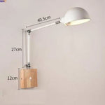 Applique Murale Bras Articulé Design Contemporain Sobre Blanc - B Chambre
