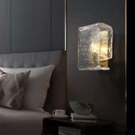 Applique Murale Carrée Élégante Transparente Décorative Lumineuse Chambre