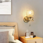 Applique Murale Cristal Élégante Design Contemporain Chambre