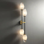 Applique Murale Cuivre Design Élégant Minimaliste 4 Lumières / Blanc Chaud (2700-3500K) Chambre