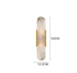 Applique Murale Design Blanc Cassé Élégante Marbre. Doré 10.3 X 50 Cm / Chaude Chambre