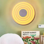 Applique Murale Design Cercle Lumineux Élégant. Chambre