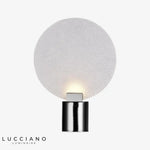 Applique Murale Design Élégant Verre Rond Lumineux Chambre