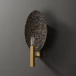 Applique Murale Design Élégante Dorée Métal Luxe Chambre