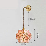 Applique Murale Design Élégante Lumineuse Contemporaine Rose Chambre