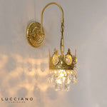 Applique Murale En Cristal Rétro Lumière Sophistiquée. Chambre