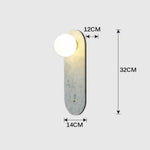 Applique Murale En Marbre Sculpté Lumineux Élégant Chambre