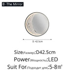 Applique Murale Extérieures Led Design Élégant Nocturne Style B P42 5 Cm / 3 Couleurs Pas De