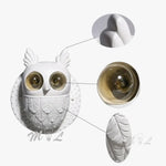 Applique Murale Hibou Design Lumineux Artisanal Chambre