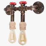 Applique Murale Indus Vintage Design Métal Brut Chambre