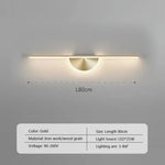 Applique Murale Led Chaleureux Grain Naturel B-Or-80Cm / Blanc Froid Chambre