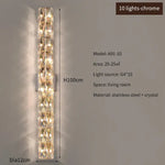 Applique Murale Led Cristalline Luxueuse Élégante Chambre