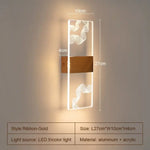 Applique Murale Led Design Contemporain Élégant Ruban 3 Couleurs Doré Chambre
