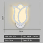 Applique Murale Led Design Élégant Lumineux Blanc / Chaud (2700-3500K) Chambre