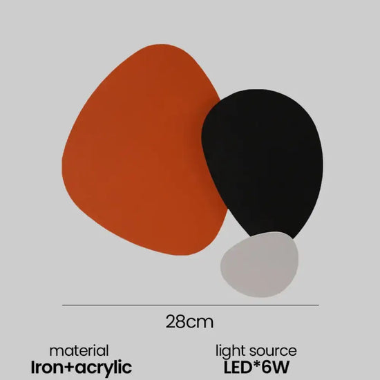 Applique Murale Led Design Épuré Élégant Type B 28 Cm / Couleur Modifiable Applique Chambre