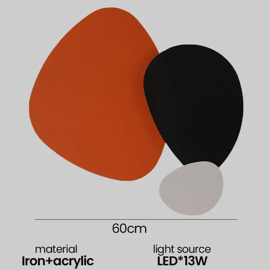 Applique Murale Led Design Épuré Élégant Type B 60 Cm / Couleur Modifiable Applique Chambre