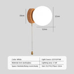Applique Murale Led Design Scandinave Élégant Blanc / Sans Ampoule Applique Chambre