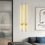 Applique Murale Led Dorée Minimaliste Élégante. Chambre