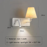 Applique Murale Led Élégante Design Contemporain Blanc Gauche / Chaud (2700-3500K) Chambre