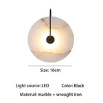 Applique Murale Led Élégante Design Contemporain. Noir-16Cm Chambre