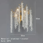 Applique Murale Led Élégante Dorée Design Luxe A-1 / 4000K Applique Chambre