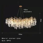 Applique Murale Led Élégante Dorée Design Luxe B-Long 100 Cm / 4000K Applique Chambre