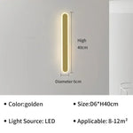 Applique Murale Led Élégante Et Design Urbain Gold 40Cm / Tricolor Light Applique Chambre