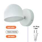 Applique Murale Led Élégante Et Multifonctionnelle. Prise Ul Blanche / Lumière Chaude 3000K Chambre