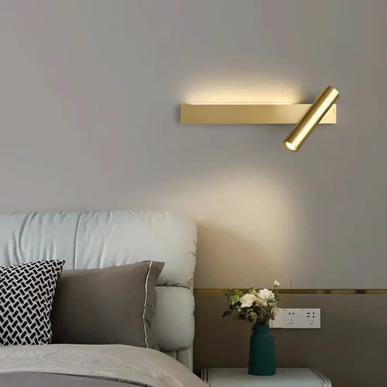 Applique Murale Led Élégante Minimaliste Design. Chambre