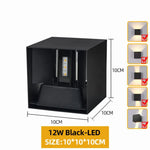 Applique Murale Led Extérieure Design Moderne Résistante Chambre
